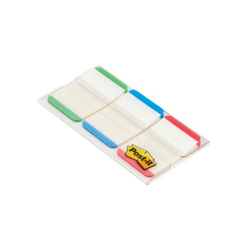 Post-it Strong Index Coloured Tips Red/Green/Blue (Pack of 66) 686L-GBR