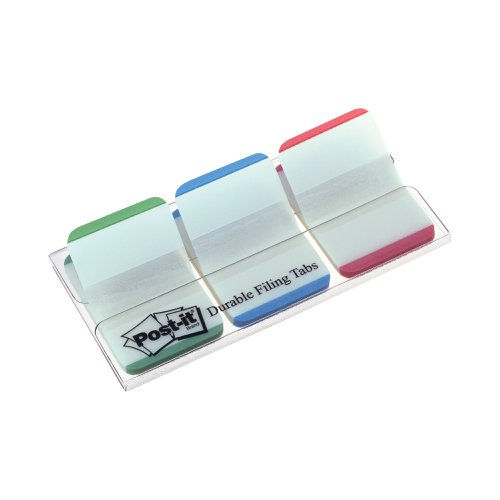 Post-it Strong Index Coloured Tips Red/Green/Blue (Pack of 66) 686L-GBR