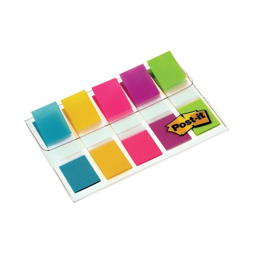 Post-it Portable Small Index 12mm Assorted (Pack of 100) 683-5CBINDEX