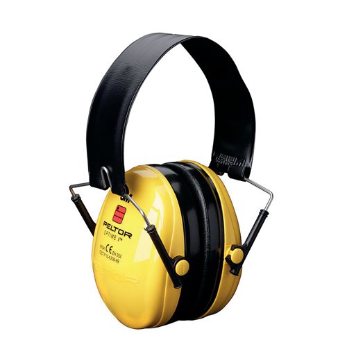 3M Peltor Optime I Folding Headband Yellow H510F-404-GU Ear Defenders 3M35863