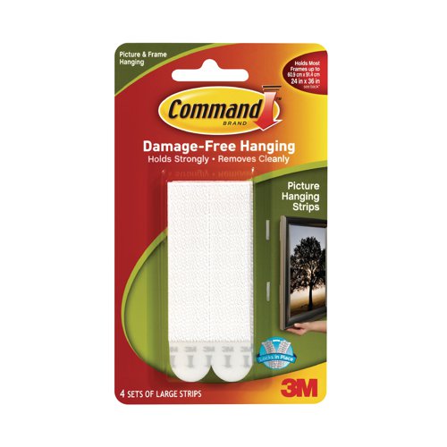 Command Large Picture Hanging Strip Clipstrip (Pack of 12) 17206CSUKN