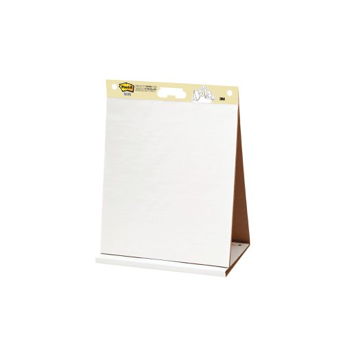 Post-it Table Top Easel Refill Pad Plain White 563R