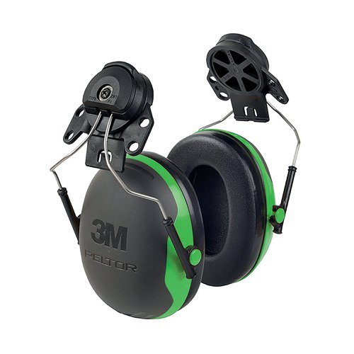 3M Peltor X1P3 Ear Defender Helmet Attachment Green