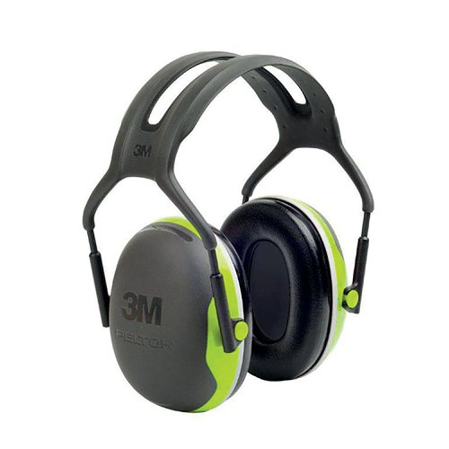 3M Peltor X4A Ear Defenders Headband Green X4A