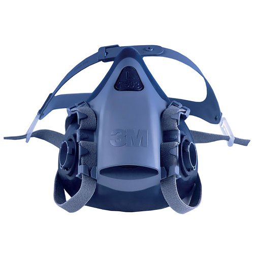 3M 7502 Silicone Half Mask Blue Small 7501