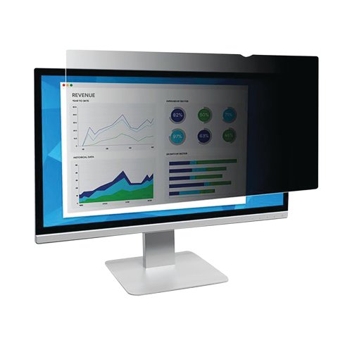 3M Privacy Filter for Widescreen Desktop LCD Monitor 24.0in PF240W9B