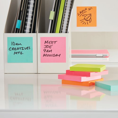 Post-it Notes 76x76mm Energetic Colour Collection (Pack of 6) 50021