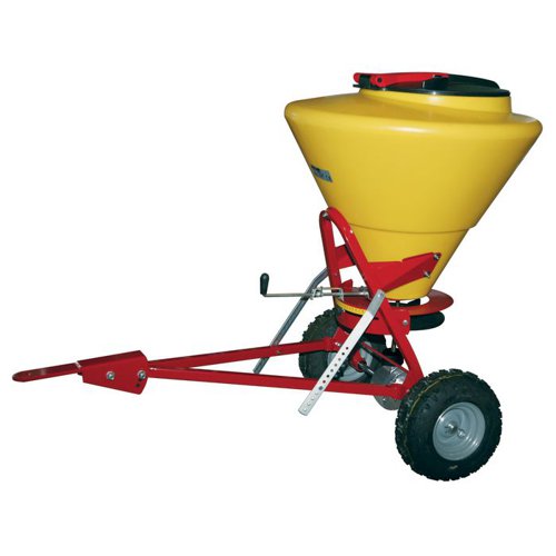 Towable Broadcast Salt Spreader Yellow 130L 407547