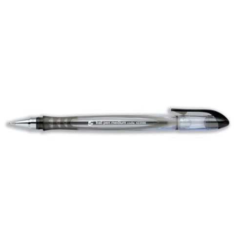 FS423598 | 5 Star Grip ball pens are designed for high quality writing, suitable for offices, schools and home writing. Smooth flowing long lasting ink means they can be used for archival material without fading. Manufactured with a silver nickel tip and tungsten carbide ball. The stylish designed barrel includes a finger grip for additional comfort and the colour coded cap includes a handy pocket clip.