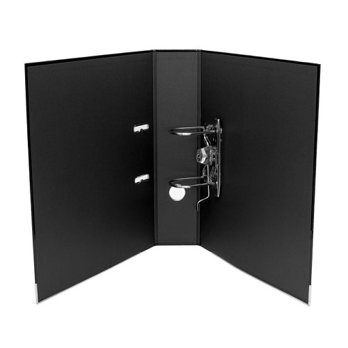 5 Star Office Lever Arch File A4 Black (Pack of 10)