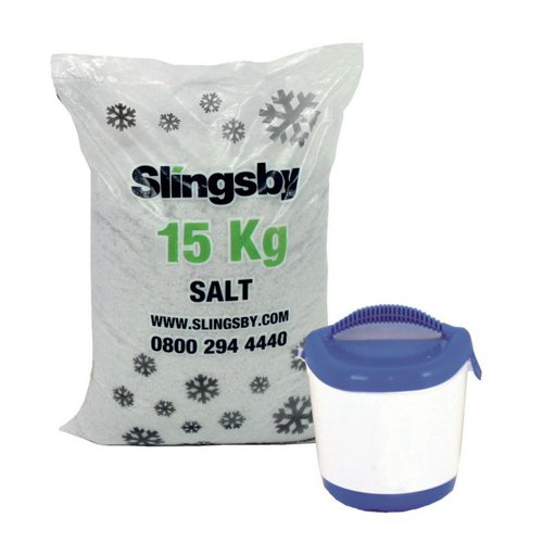 Handheld Salt Spreader Kit Blue 425441 | HC Slingsby PLC