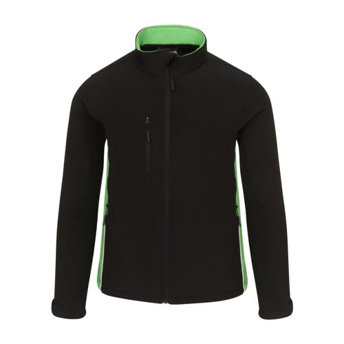ORN Silverswift Softshell Jacket Unisex Black/Lime S 4280.BKLM.S