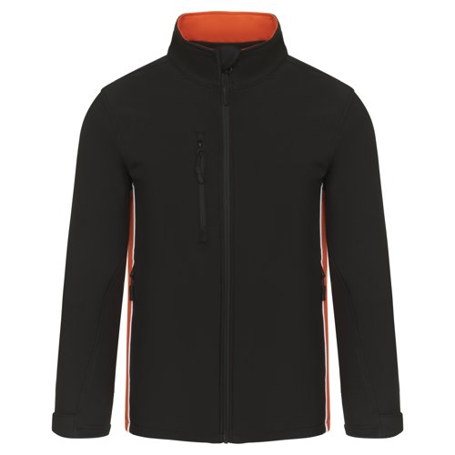 ORN Silverswift Softshell Jacket Unisex Black/Orange XS 4280.BKOR.XS