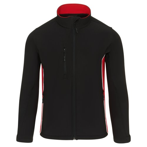 ORN Silverswift Softshell Jacket Unisex Black/Red XS 4280.BKRD.XS