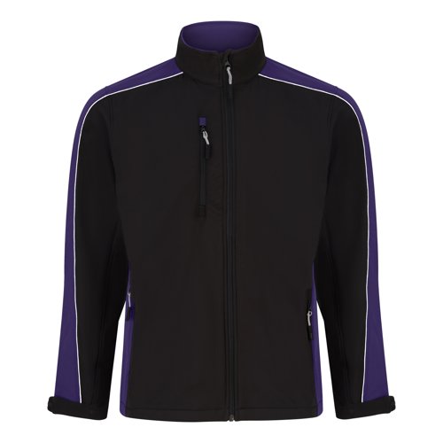 ORN Avocet Softshell Jacket Unisex Black/Purple 2XL 4288.BKPU.2XL
