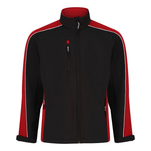 ORN Avocet Softshell Jacket Unisex Black/Red 2XL 4288.BKRD.2XL