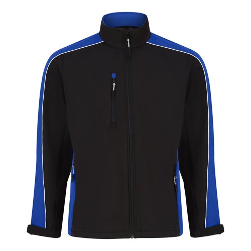 ORN Avocet Softshell Jacket Unisex Black/Royal Blue 2XL 4288.BKRY.2XL