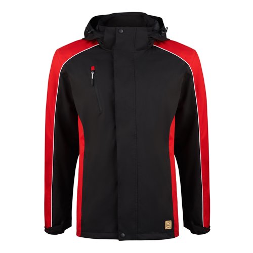 ORN Avocet EarthPro GRS Jacket Unisex Black/Red XS 4688R.BKRD.XS