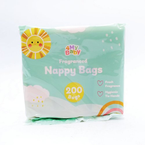 4My Baby Fragranced Nappy Bags (Pack of 200) 900341