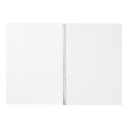 5 Star Value Wirebound Notebook 60gsm Ruled 100 Pages A4 Black/White (Pack of 10) FS505331