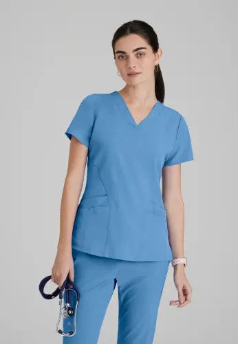 Barco One Pulse Scrub Top: Sustainable, Comfortable Medical Workwear for Healthcare Professionals Ce