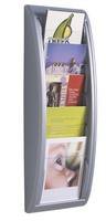 Fast Paper Quick Fit System Wall Display 5xA5 Silver 4063.35 MF23966