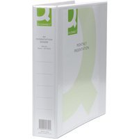 Q-Connect Presentation 40mm 4D Ring Binder A4 White (Pack of 6) KF01329Q Presentation Ring Binders KF01329Q