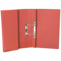 Exacompta Guildhall Transfer Spiral Pocket File 315gsm Foolscap Red (Pack of 25) 349-RED