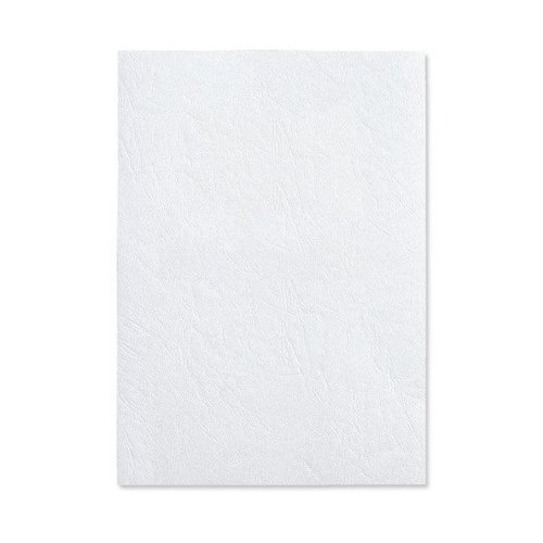 GBC LeatherGrain A4 Binding Cover 250gsm White (Pack of 100) CE040070