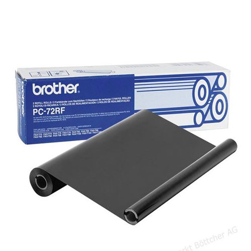 Brother PC-304RF Thermal Transfer Ink Ribbon (Pack of 2) PC72RF