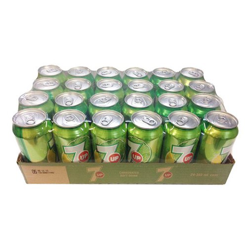 7-Up Lemon and Lime Carbonated Canned Soft Drink 330ml (Pack of 24) 402010 Cold Drinks BRT00109