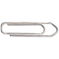 Q-Connect Paperclips No Tear 26mm (Pack of 1000) KF01307Q Paper Clips & Binders KF01307Q