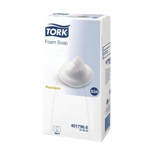 Tork Hand Lotion Foam Soap 08 Litre Pack Of 6 470022