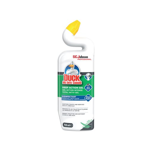 Duck Deep Action Gel Toilet Clean Pine 750ml (Pack of 12) 314398CASE