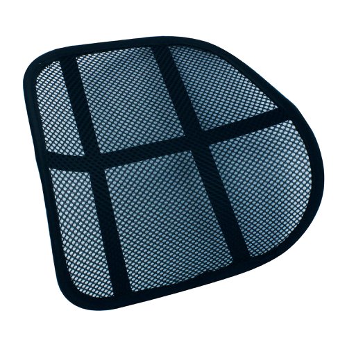 Q-Connect Mesh Back Support Black KF15413