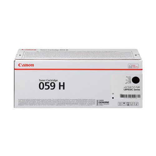 Canon 059H Toner Cartridge High Yield Black 3627C001