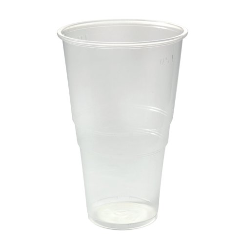 Plastic Pint Glasses Clear (50 Pack) 0510043 Cups & Glasses CPD31671