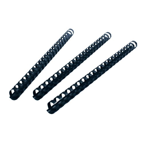 GBC CombBind A4 16mm Binding Combs Black (Pack of 100) 4028600