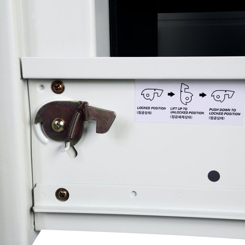 Phoenix World Class 4 Drawer Vertical Fire Rated Filing Cabinet Key Lock FS2254K