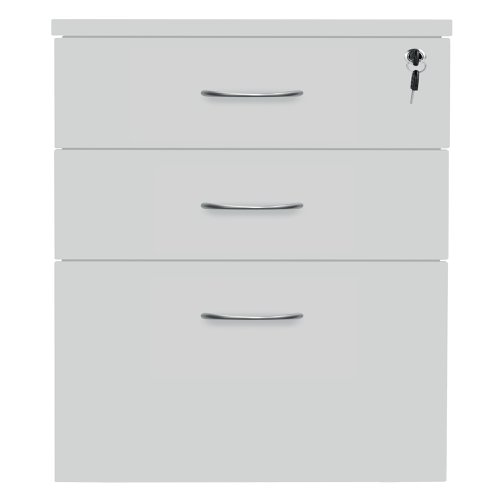 Serrion Eco 18 Desk High Pedestal 600mm White KF79828