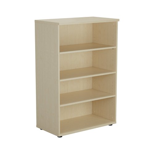 Jemini Wooden Bookcase 800x450x1200mm Maple KF810353 | VOW