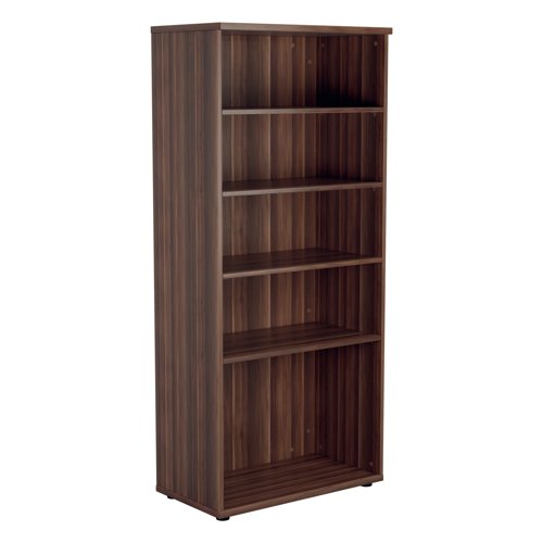 Jemini Wooden Bookcase 800x450x1800mm Dark Walnut KF810988 | VOW