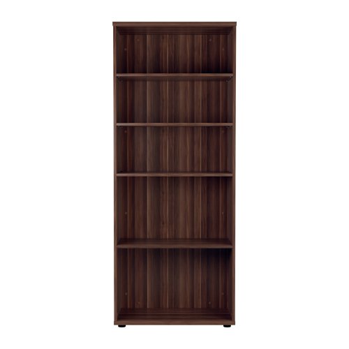 Jemini Wooden Bookcase 800x450x2000mm Dark Walnut KF811152 | VOW