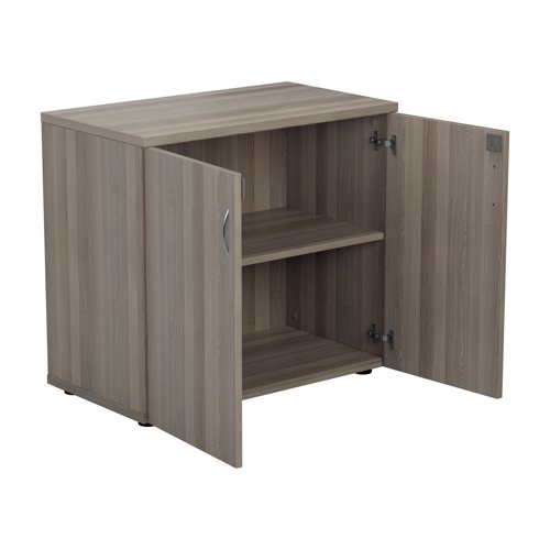 Jemini Wooden Cupboard 800x450x730mm Grey Oak KF811237