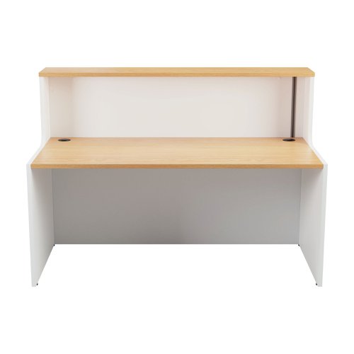 Jemini Reception Unit 1600x800x740mm Nova Oak/White KF816394