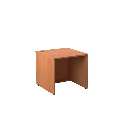 Jemini Reception Modular Straight Desk Unit 800x800x740mm Beech KF816463