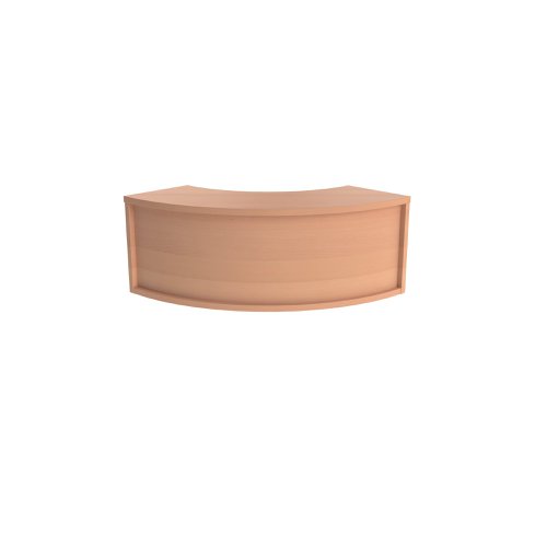 Jemini Reception Modular Corner Riser Units 800x800x400mm Beech KF816493