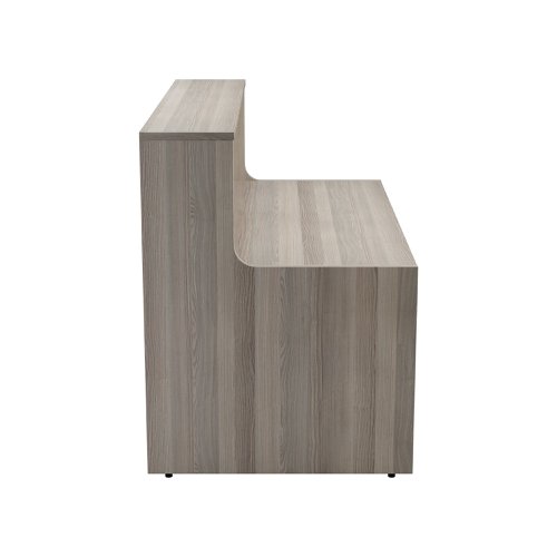 Jemini Reception Unit 1600x800x740mm Grey Oak KF818299