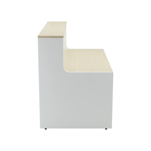 Jemini Reception Unit 1400x800x740mm Maple/White KF818381