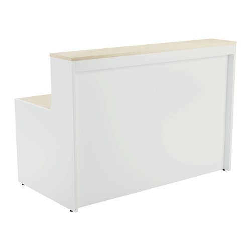 Jemini Reception Unit 1400x800x740mm Maple/White KF818381